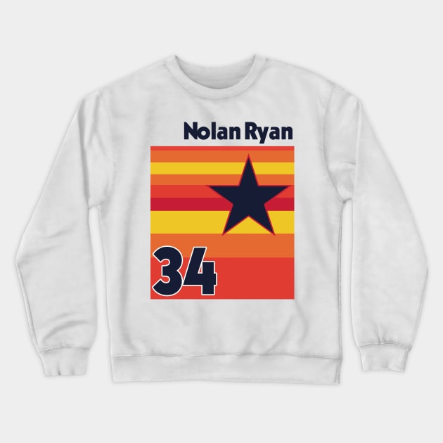 Retro Nolan Uniform Tribute Crewneck Sweatshirt by darklordpug